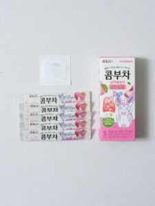 Damteo 神奇宝贝 康普茶 Napjak桃子 5g X 5瓶装