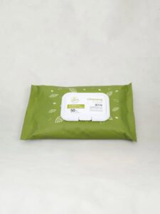 橄榄绿 洁肤湿巾 洁面湿巾50片