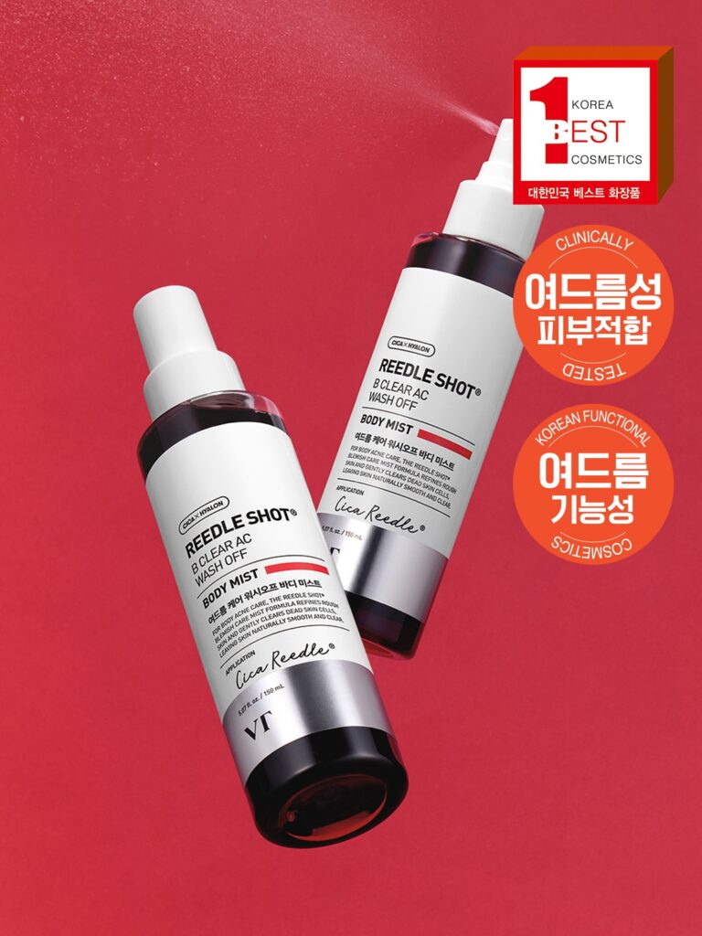 [Deungdeureum修护]VT Red Shot B Clear AC Wosiopeu 身体喷雾 150ml