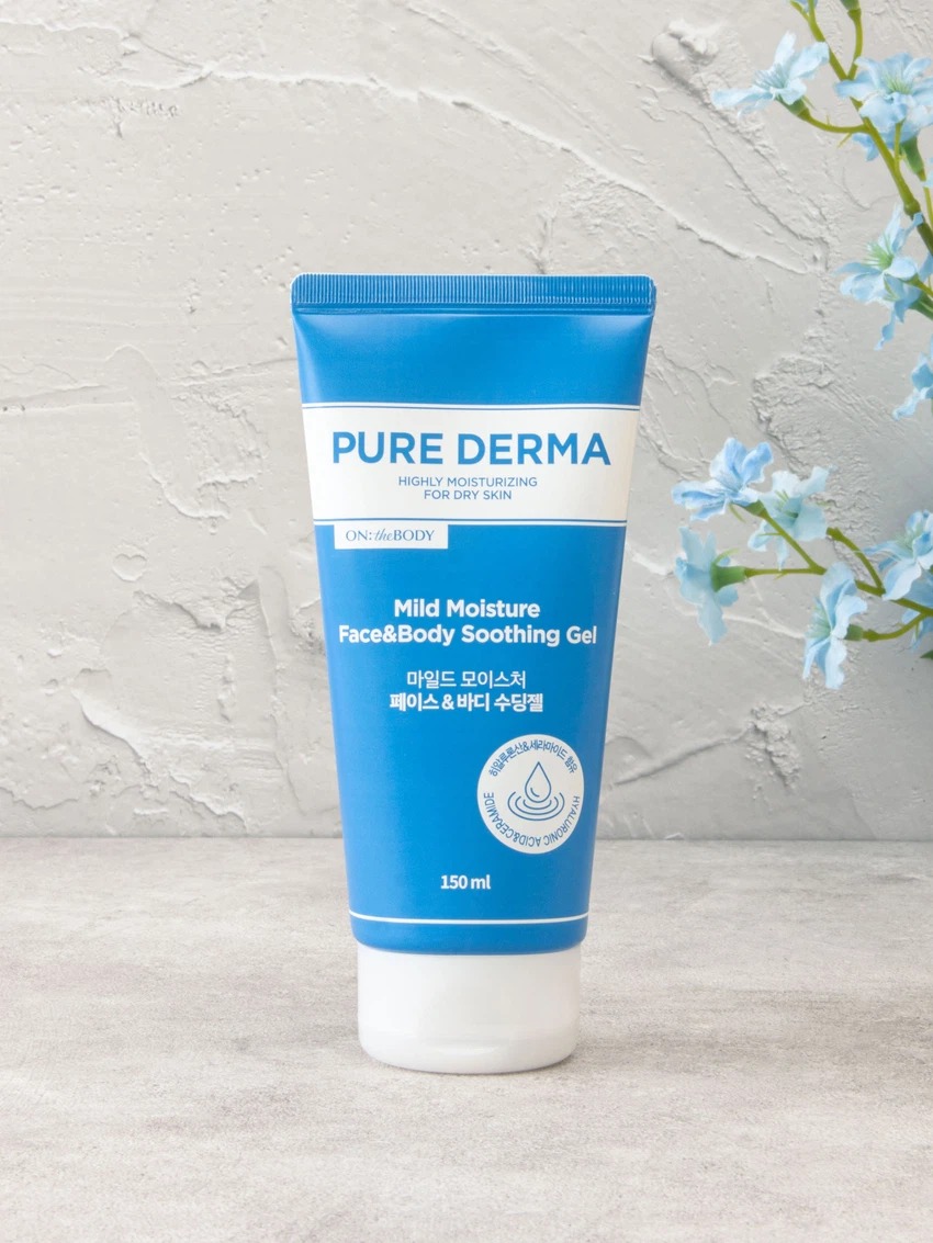 On The Body PureDerma 温和保湿面部及身体舒缓凝胶 150ml