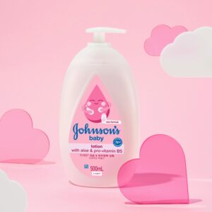Johnson'sBeibi 粉色乳液500ml (A主机Hyang乳)