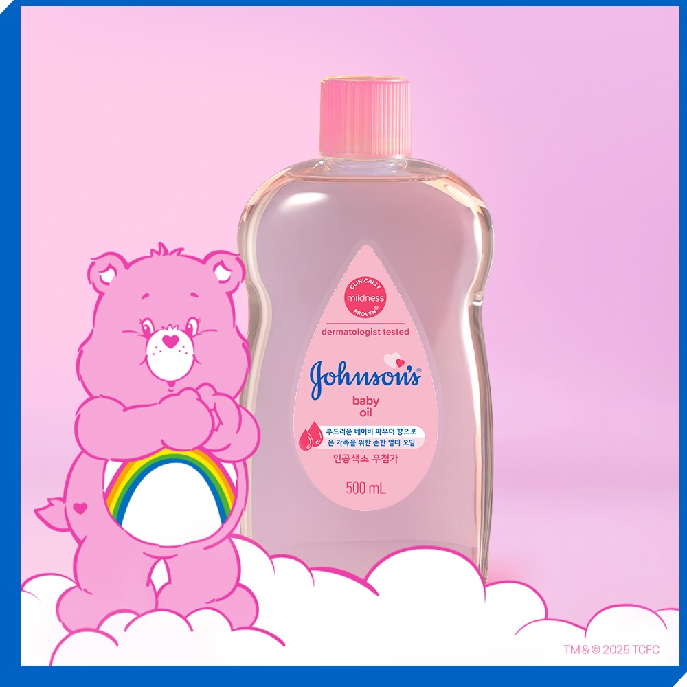 Johnson'sBeibi Regyulreo Oil 500ml (粉色)