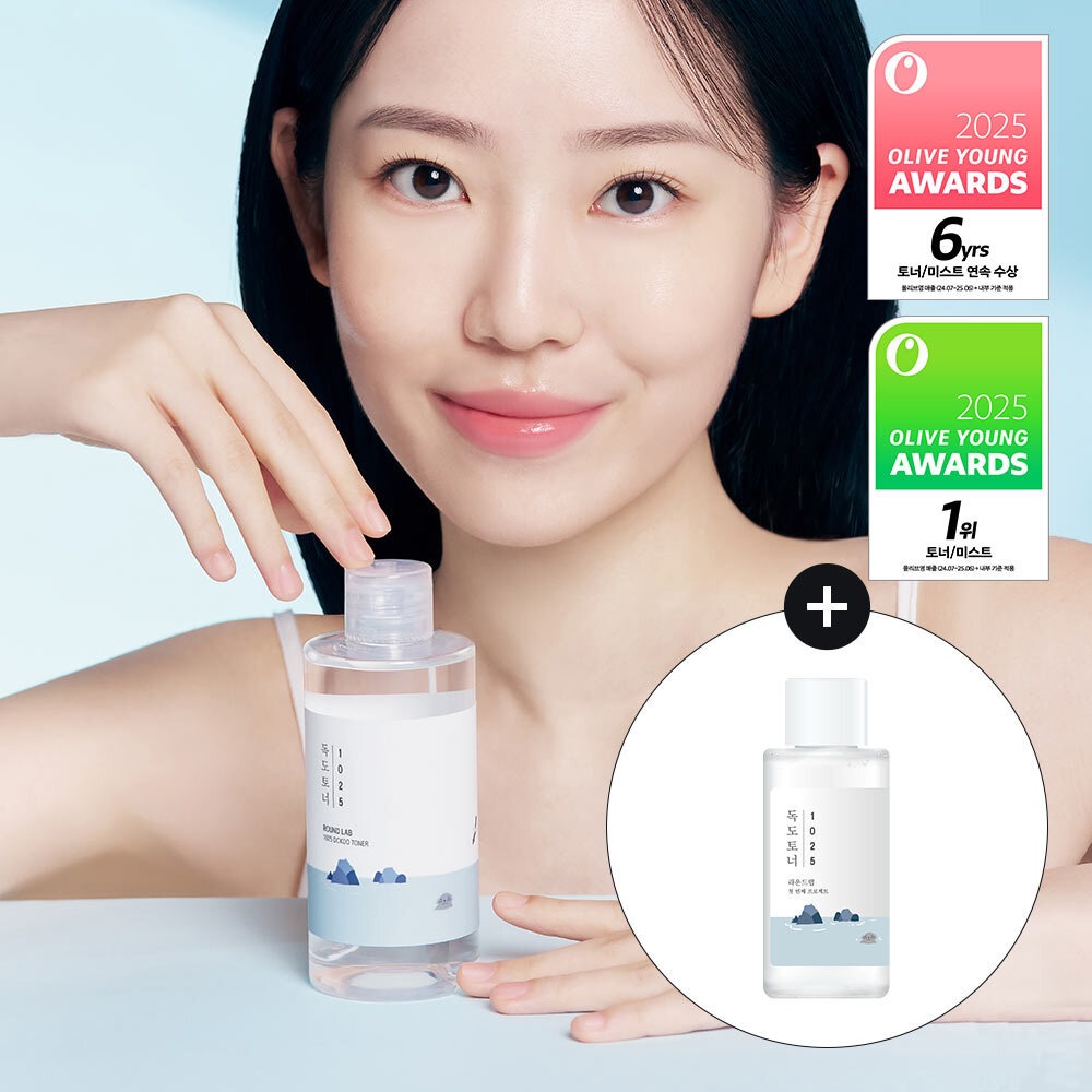[1Deung爽肤水] ROUND LAB 1025 独岛爽肤水 200ml 企划装（赠50ml）