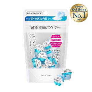 [15p/美白净透酵素洁面粉] Suisai Byuti 清爽 Paudeo Wosi 15瓶装 5Jong (原味/黑色/金色/Green Giant/粉色)