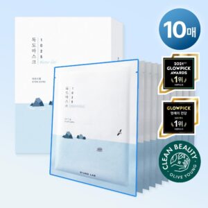 [高贴合/补水舒缓] ROUND LAB 1025 独岛 补水 水凝胶面膜 10片