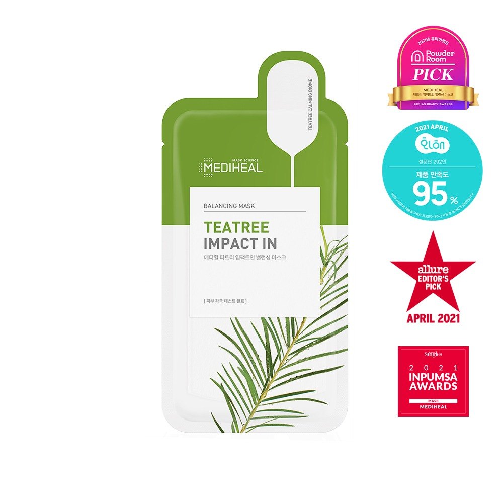 Mediheal 茶树控油平衡面膜 1片