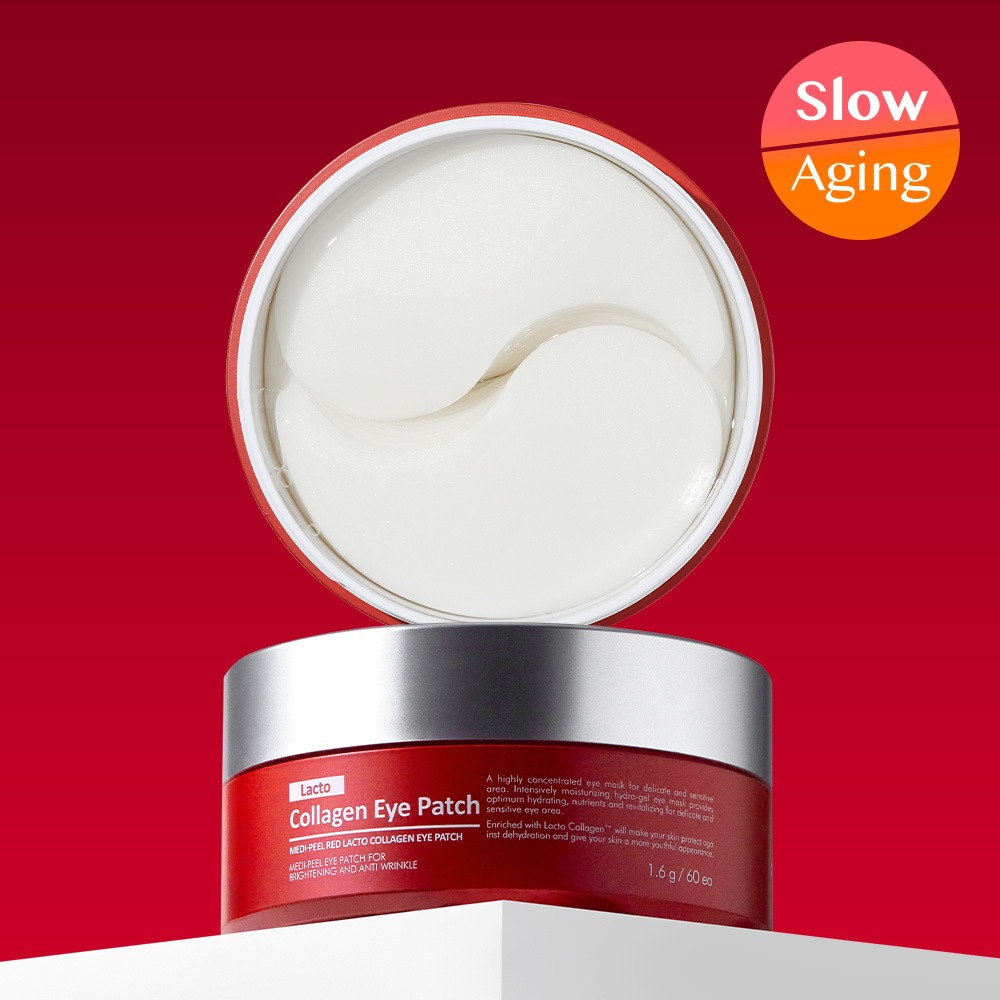 [Nunga 弹力] MEDIFEEL美蒂菲 红色乳酸 胶原蛋白眼贴 60片