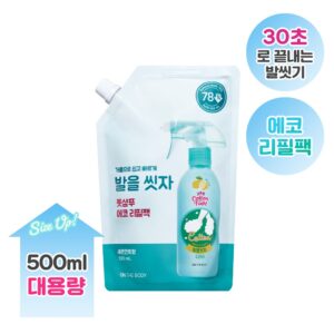 On The Body Baleulssitja Koteun 足部洗发水 补充装 500ml 4Jong Taek1 (柠檬/西柚/清凉/香皂香型)