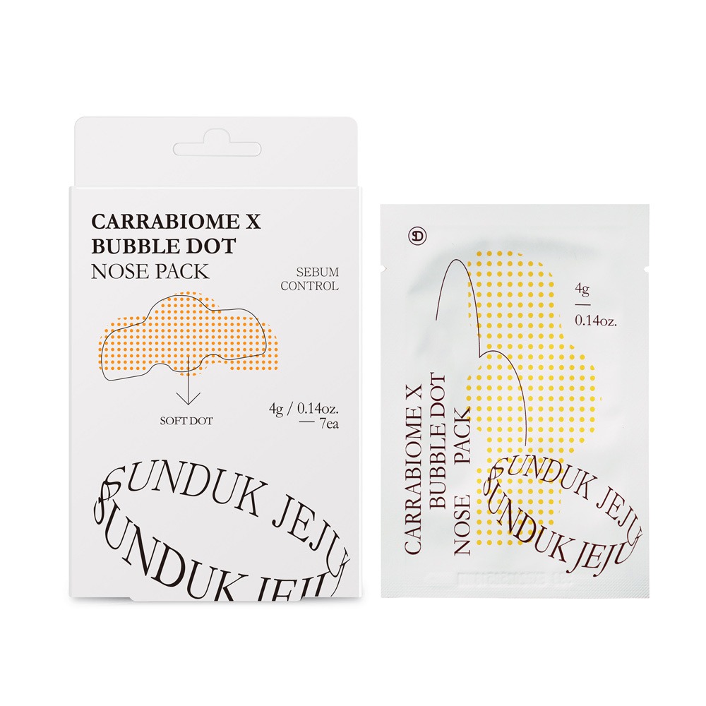 Seondeok济州 Kerabiome X 气泡点状鼻贴 面膜7片