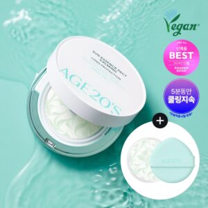 [补充装企划] AGE20S 防晒精华气垫粉饼 无机防晒 舒缓款企划 (Bonpum+补充装) 企划装