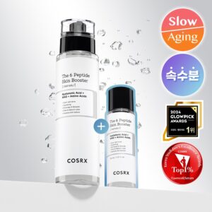 [深层保湿] COSRX Deo 6 肽 爽肤水 提亮精华 150ml 企划装（赠30ml）