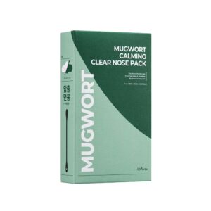 [皮脂融化 大号鼻贴] Isntree Mugwort 舒缓 清爽 鼻贴 5片