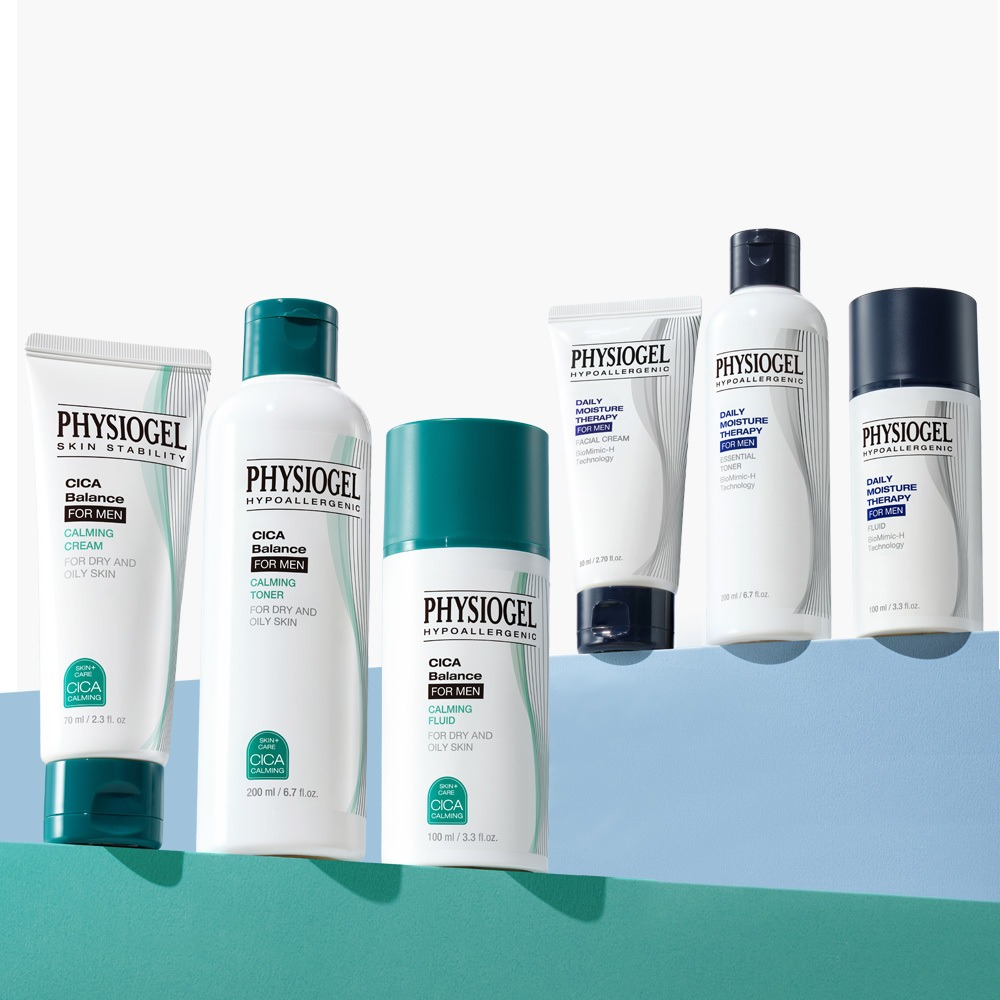 Physiogel 男士 企划装 4Jong (DMT 流体/DMT面霜/积雪草 流体/积雪草 面霜)