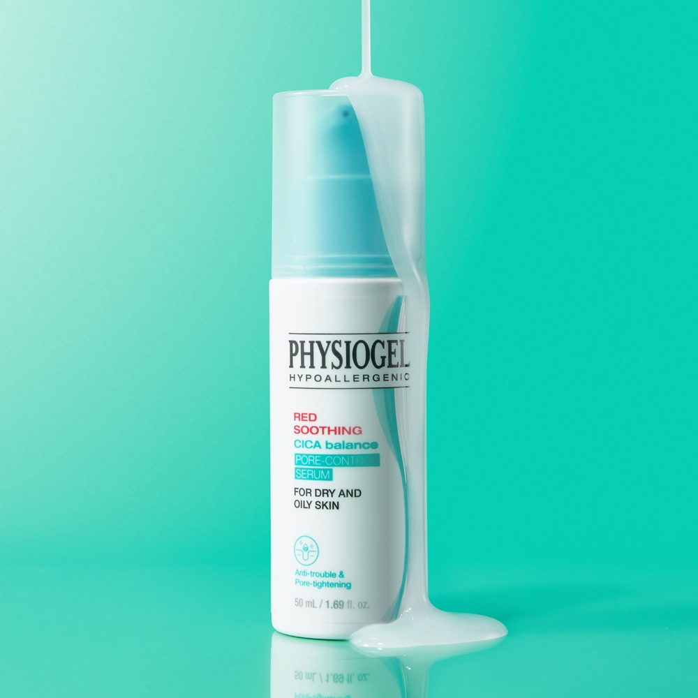 Physiogel 红色舒缓 修护积雪草平衡 毛孔控油 精华 50ml