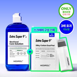 [皮脂软化剂] MEDIFEEL美蒂菲 Ekseuteura Syupeo9 Plus 3X 250ml 企划装（赠刮痧板+40片化妆棉）