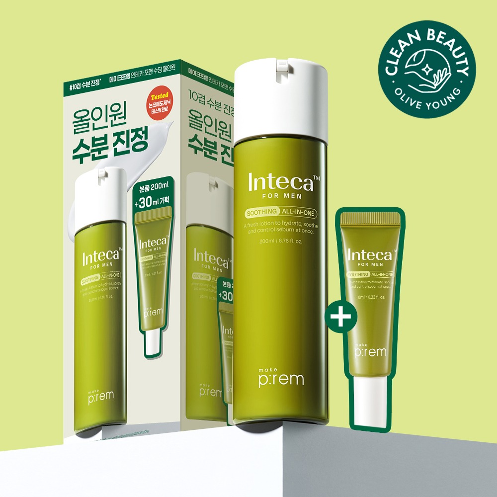 [清凉修护]Makeprem In特卡 男士 舒缓 多效合一 200ml (企划装/单品)
