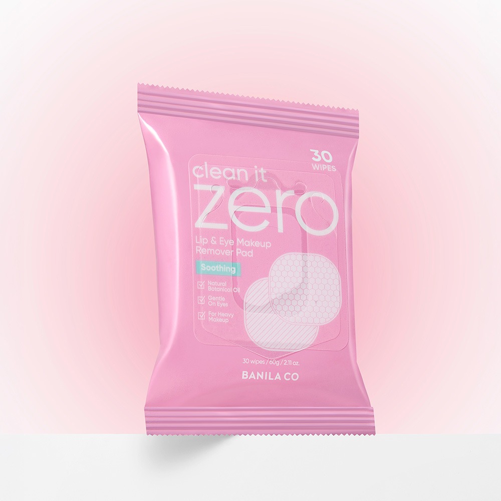 [Yeohaeng Pilsutem] Banila Co Clean It Zero 舒缓唇眼卸妆湿巾 30片