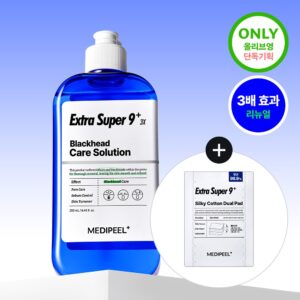 [皮脂软化剂] MEDIFEEL美蒂菲 加强型 超级9 Plus 3X 250ml 企划装（赠40片化妆棉）