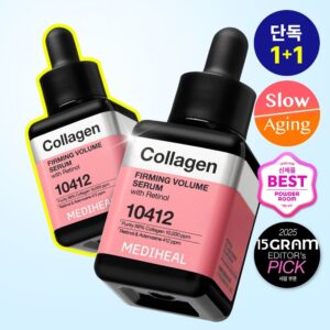 [1+1企划] Mediheal 胶原蛋白弹力丰盈精华液 40+40mL 企划装
