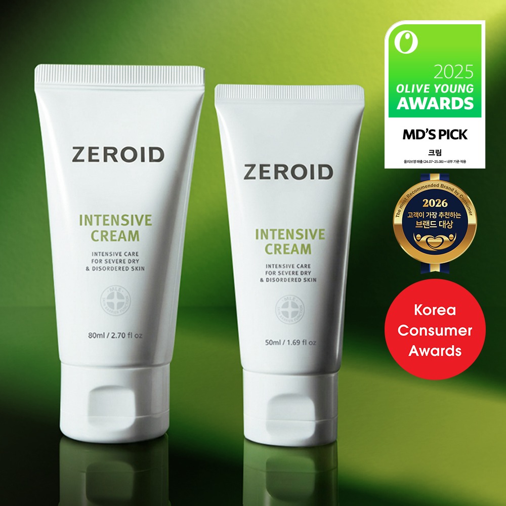 [大容量] Zeroid 强化保湿面霜 80ml 企划装（赠50ml）