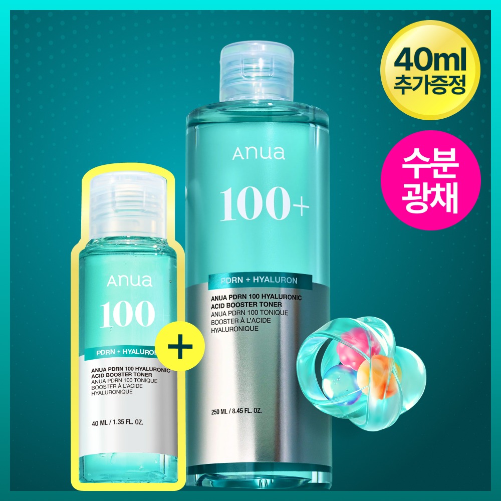 [Suji PICK] Anua PDRN 100 玻尿酸 提亮精华 爽肤水 250ml 企划装（赠40ml）