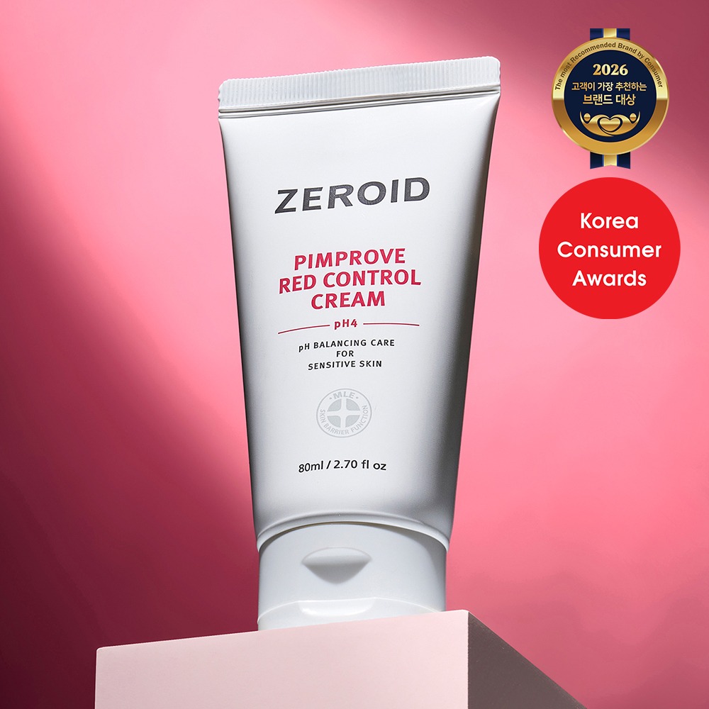 [痘痘肌推荐/弱酸性屏障护理] Zeroid Pimpeurobeu 红色控油修护霜 pH4 80ml