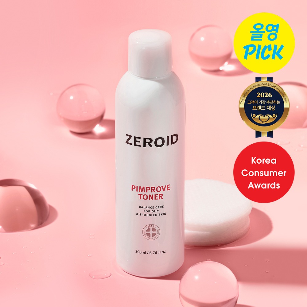 [低刺激角质护理] Zeroid Pimpeurobeu 爽肤水 200ml