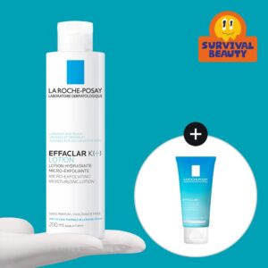 [角质Yubun修护] 理肤泉 Effaclar K(+) 爽肤水 200ml 企划装(+Effaclar 泡沫洁面乳 50ml)