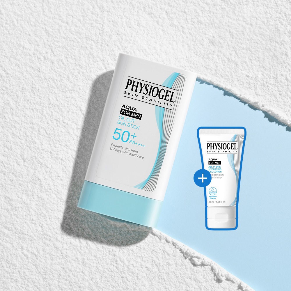 Physiogel 水润 男士 Oilkeot 防晒棒 乳液19g 企划装（赠面霜 30ml）