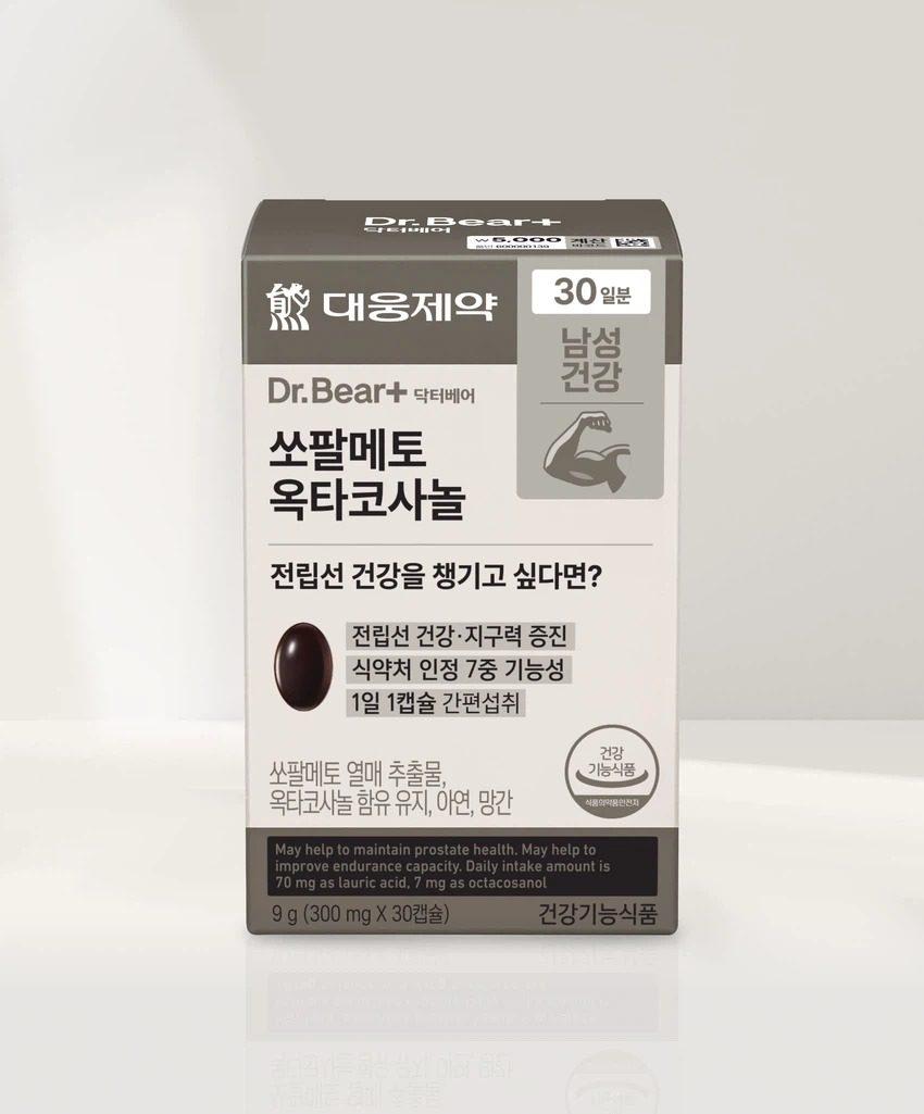 大熊制药 Ssopalmeto Oktakosanol 30粒 30日量
