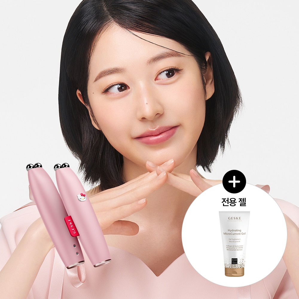 [Nungajureumgwanri] Guesske 三丽鸥Hello Kitty 微电流 提拉美容笔 6 in 1(+Jeonyong 凝胶)