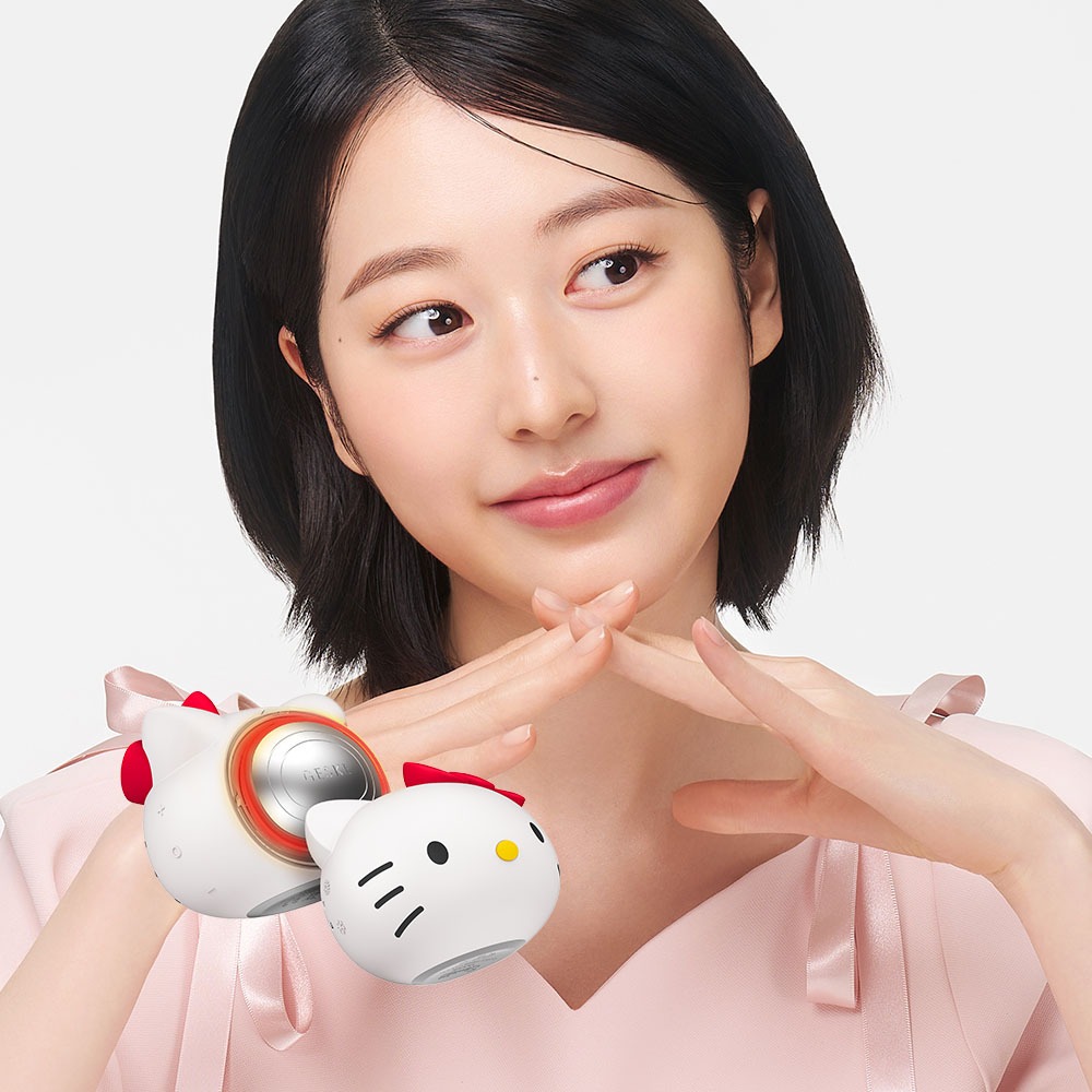 [温感&冷感设备] Guesske Hello Kitty 声波 温感&冷感 LED面膜仪 8合1 (星光款)