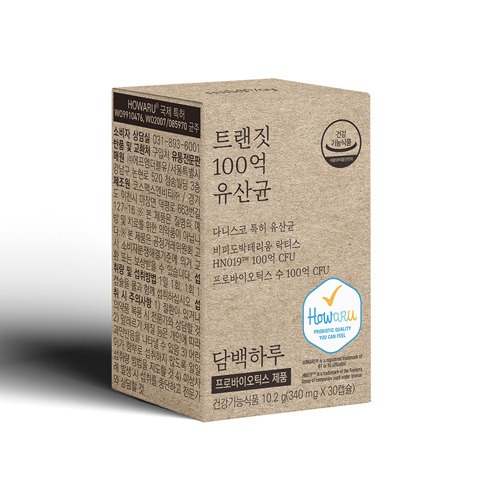 Dambaekharu Teuraenjit 100Eok 益生菌 30粒 (1个月量)