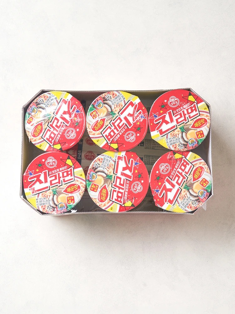 Ottogi 真拉面 辣味 Jakeunkeop 6包