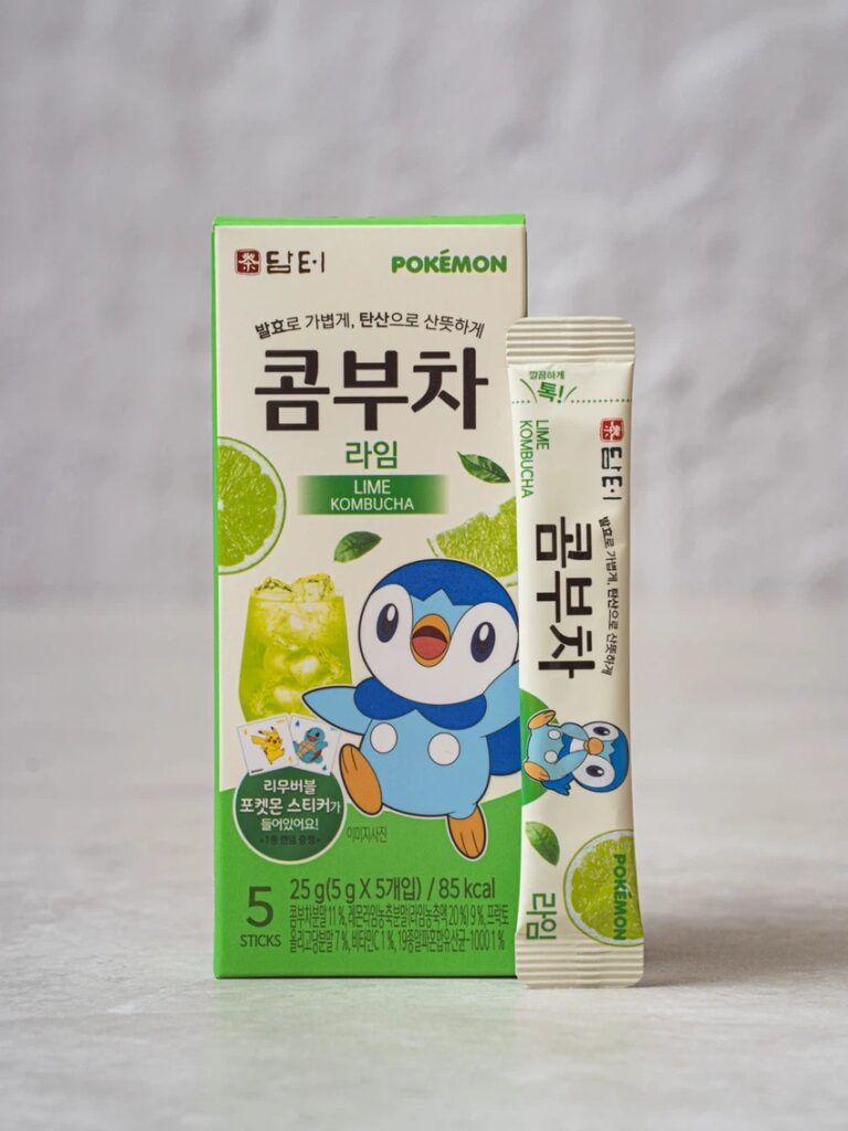 Damteo 神奇宝贝 康普茶 5瓶装 青柠