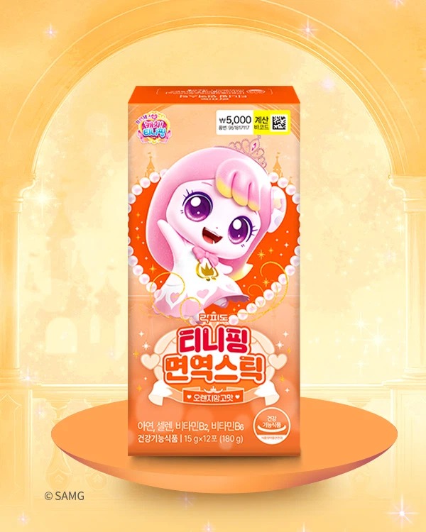 Rakpido 神奇宝贝 Myeonyeok棒 12包 12日量