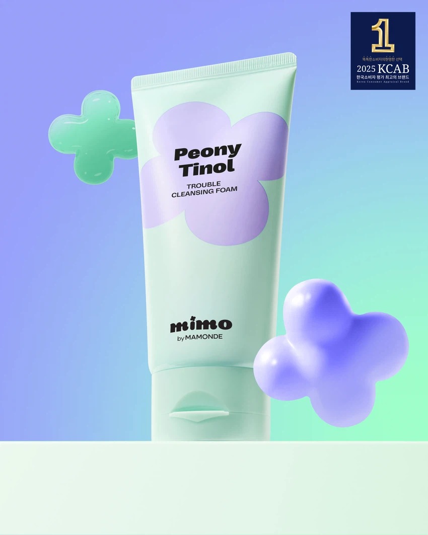 [Yakalkalriseong洁面泡沫] Mamonde BY Mamonde 牡丹-茶酚 痘痘修护 洁面泡沫 120ml (爱茉莉太平洋)