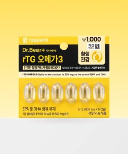 大熊制药 rTG欧米伽3 6胶囊 6日量