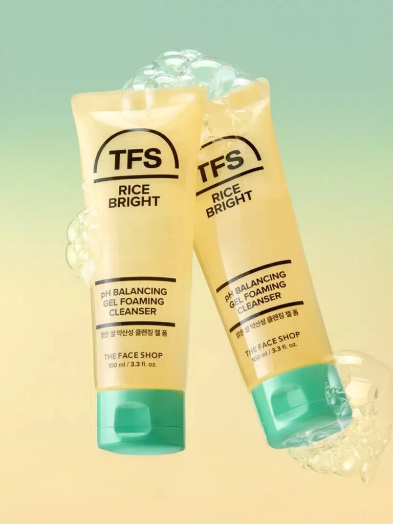 The Face Shop 清透大米弱酸性洁面凝胶 100ml