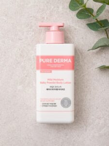 On The Body Pyueo皮肤科学型 温和保湿 身体乳液400ml 婴儿爽身粉香型 Hyang