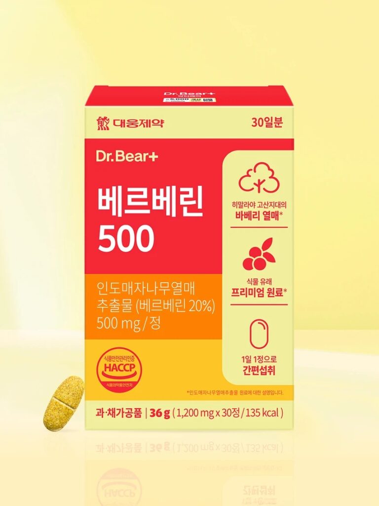 大熊制药 Bereuberin 500 30片 30日量