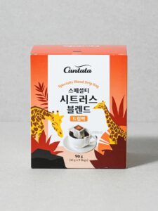 Cantata Seupesyeolti 柑橘香 Beulrendeu Deuripbaek 10g X 9片装