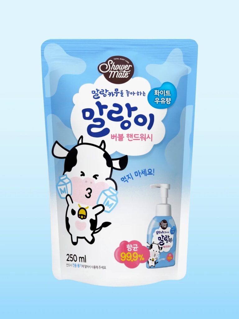 Shower Mate 柔软护手洗手液补充装 250ml (白牛奶香)