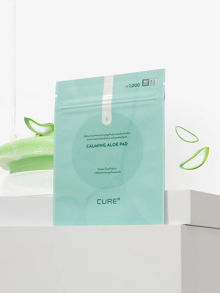 金正门芦荟 Cure Alpa 舒缓 芦荟湿巾 4片装