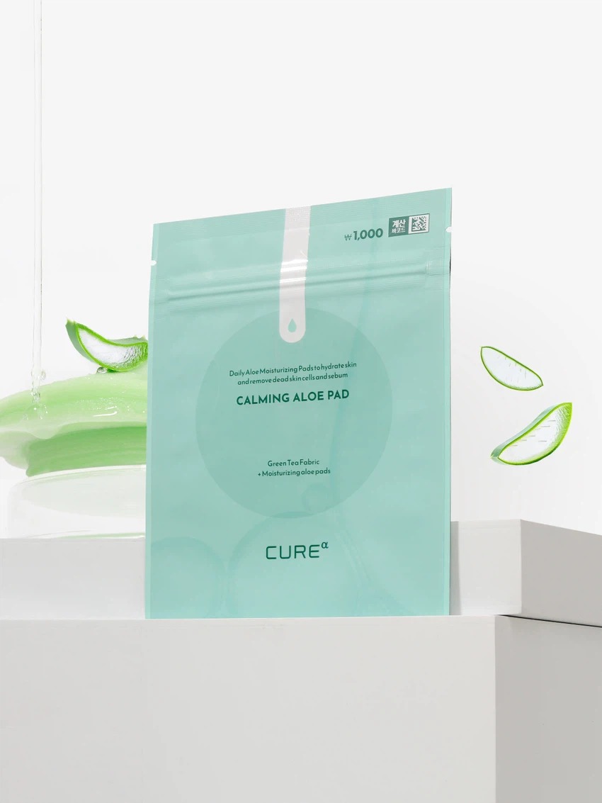 金正门芦荟 Cure Alpa 舒缓 芦荟湿巾 4片装