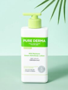 On The Body Pyueo皮肤科学型 温和保湿 身体乳液400ml Green GiantHeobeu Hyang