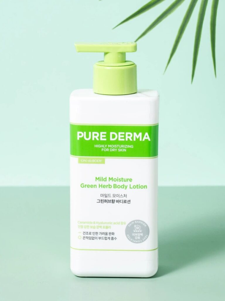 On The Body Pyueo皮肤科学型 温和保湿 身体乳液400ml Green GiantHeobeu Hyang