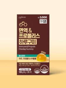 Obmoms Myeonyeok＆蜂胶 每日软糖 30日量