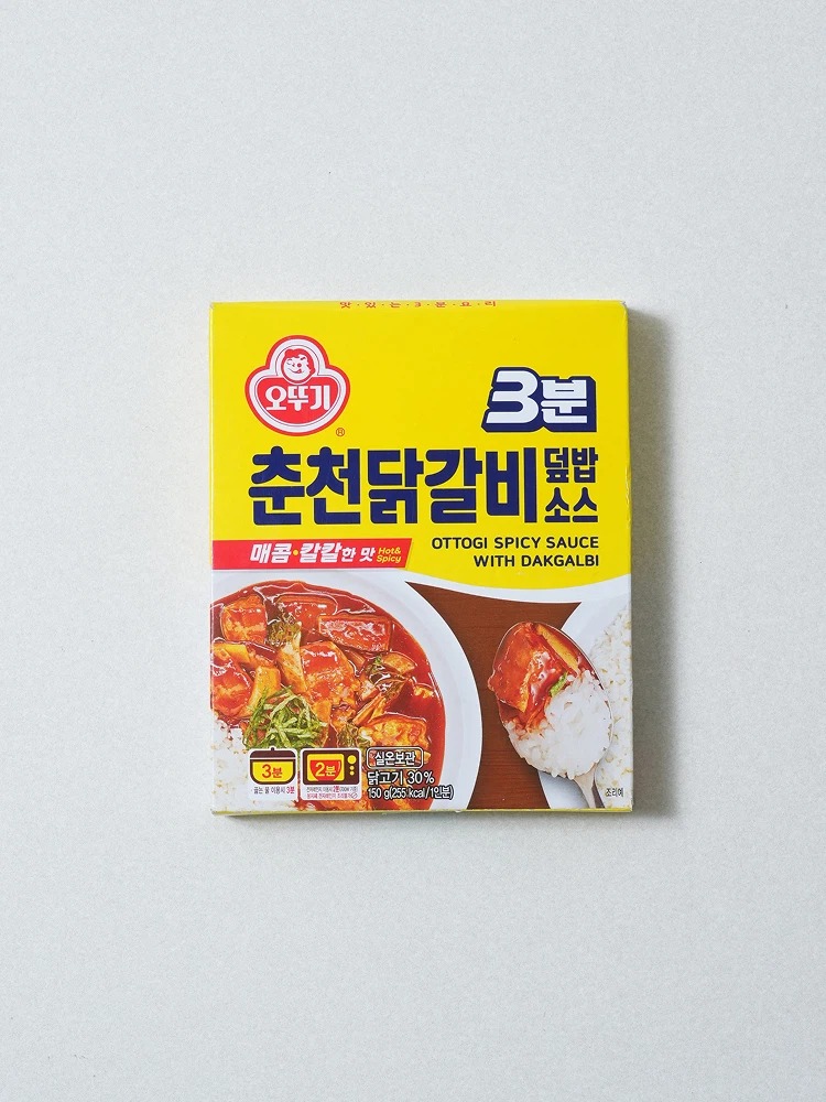 Ottogi 3Bun Chuncheon Dalkgalbi Deopbap Soseu 150g
