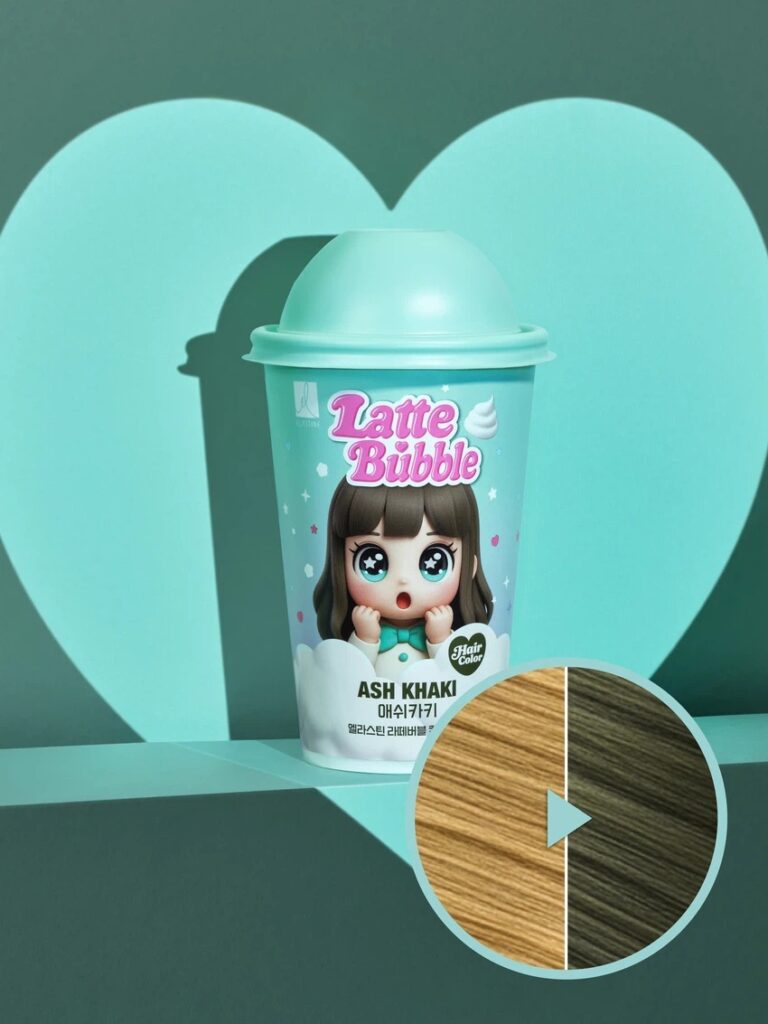 [Aeswi卡其色] Elastine Ratte泡沫染发工具